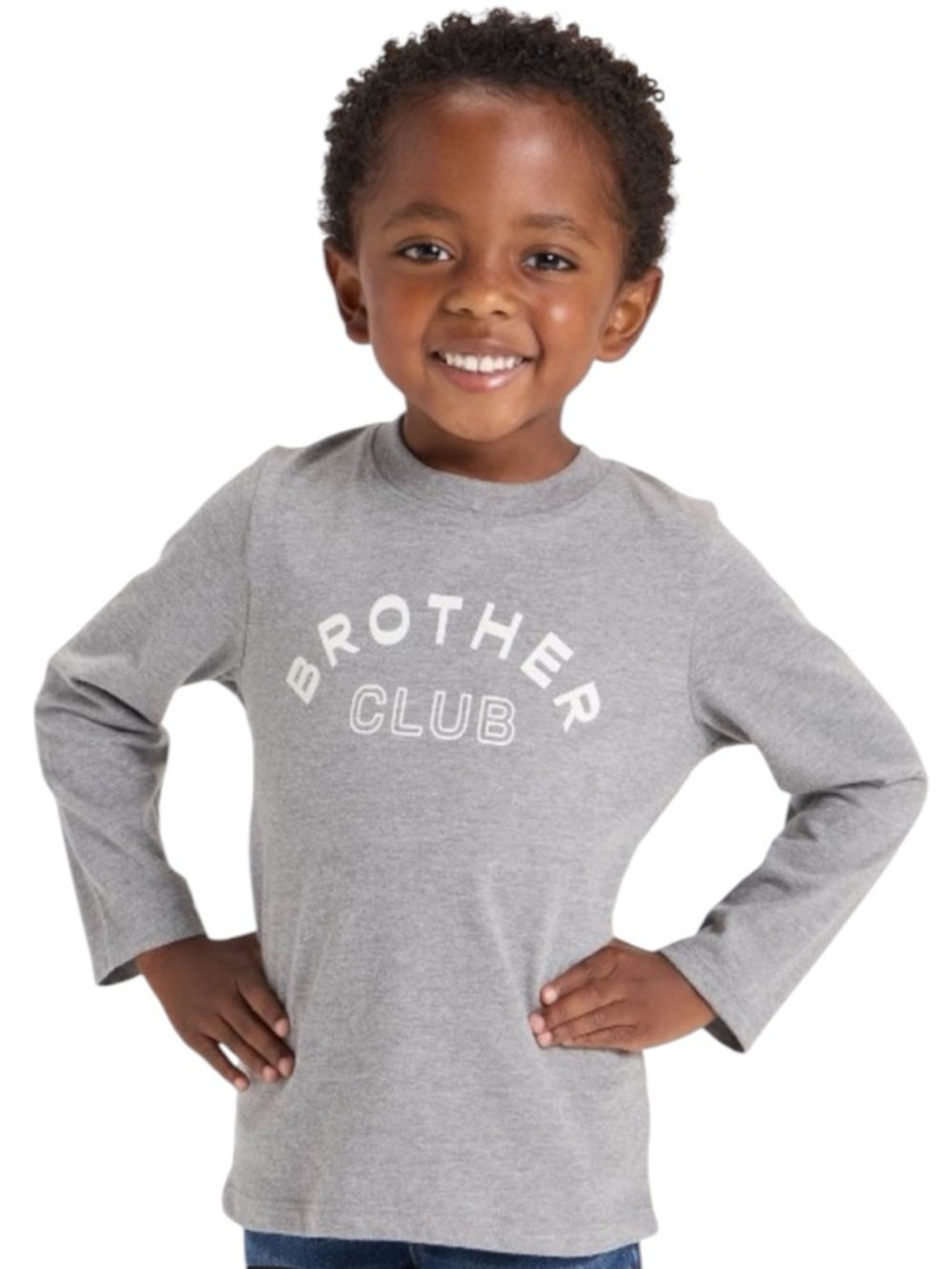 Toddler Boys' Long Sleeve Brother Club Graphic T-Shirt